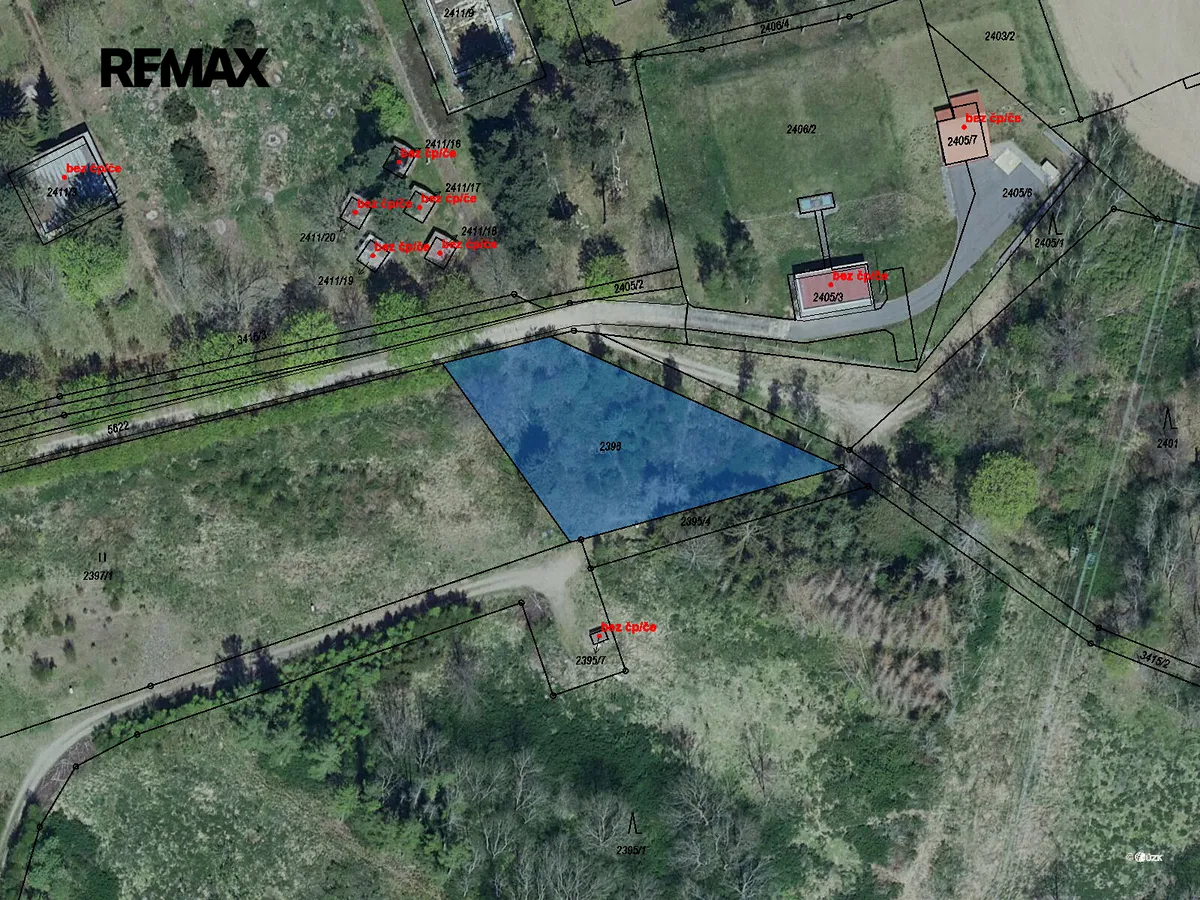 Prodej stavebního pozemku 1835 m²